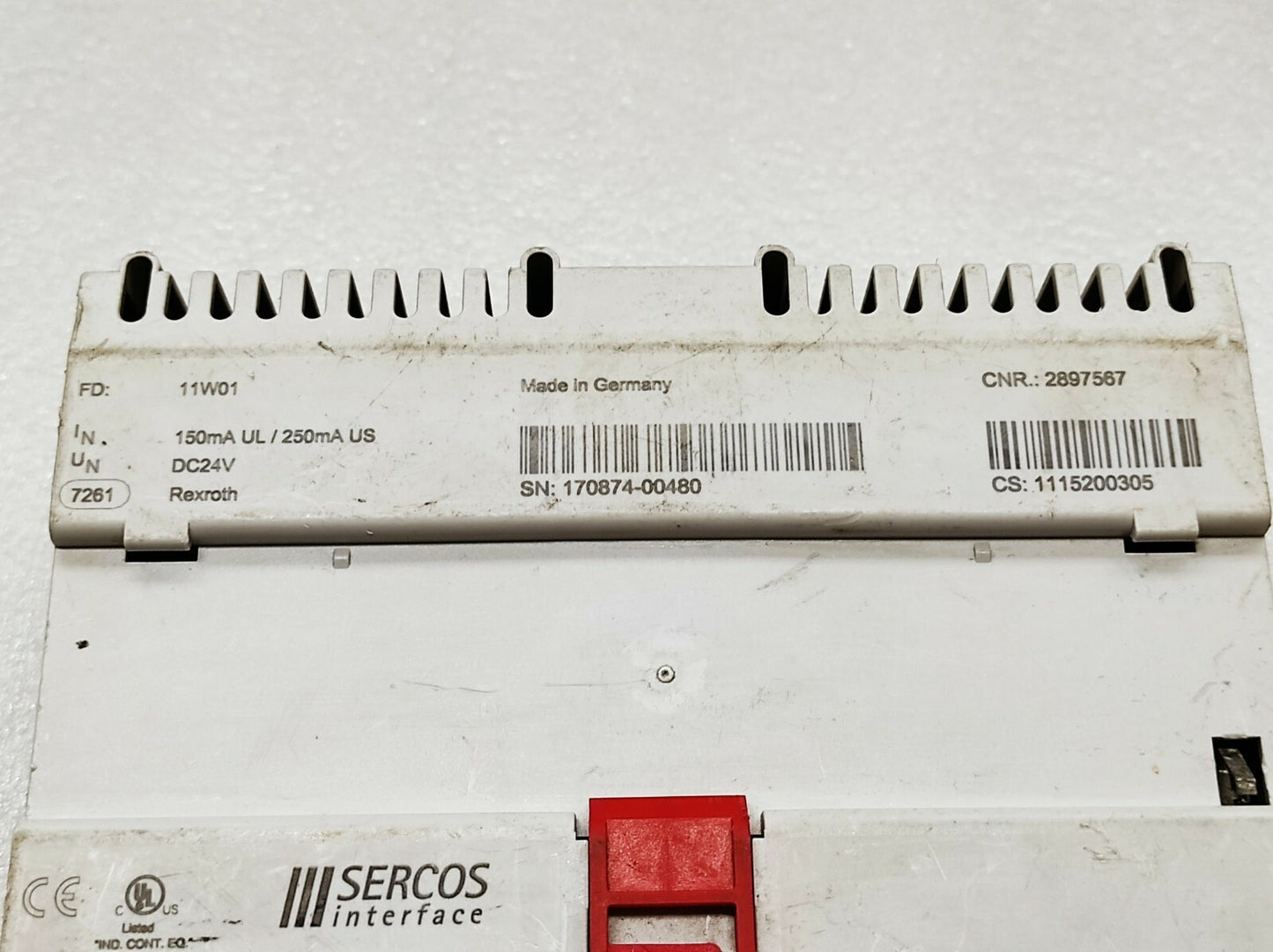 Rexroth R911170874-GA1 R-ILB S3 AI4 A02