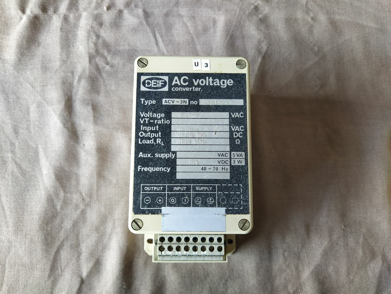 Deif ACV-3N AC Voltage Converter 52357-5