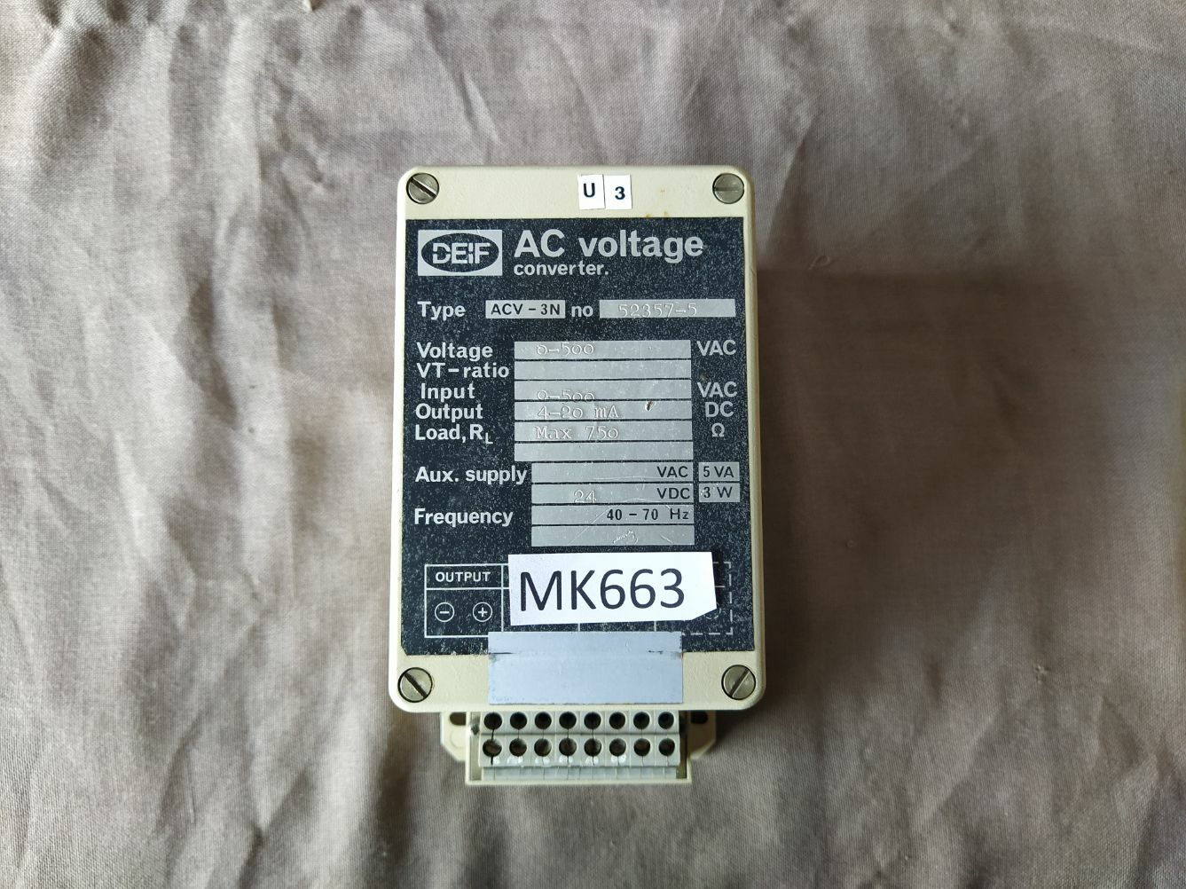 Deif ACV-3N AC Voltage Converter 52357-5
