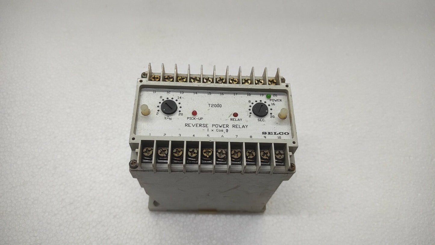 SELCO T2000-12 REVERSE POWER RELAY 660V