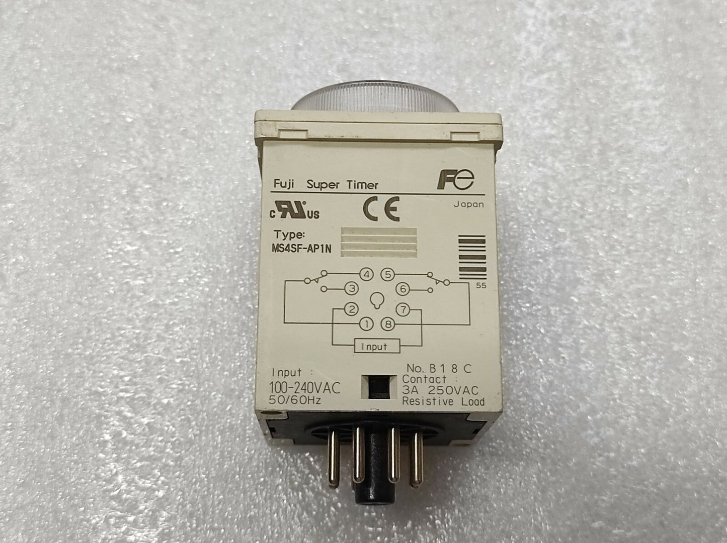 Fuji MS4SF-AP1N Super Timer 100-240VAC MS4SF