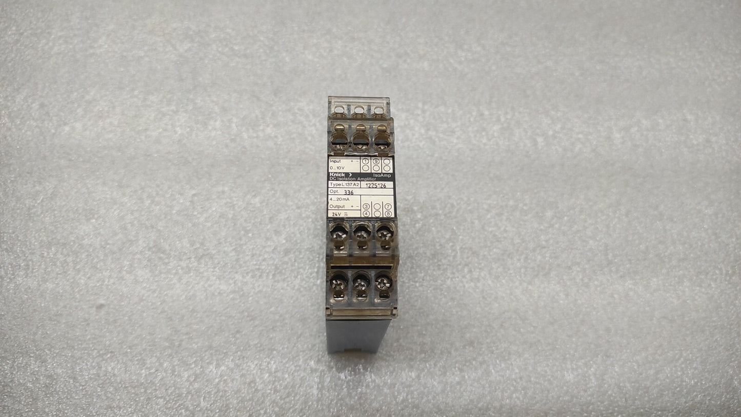 KNICK L137 A2 DC-ISOLATION AMPLIFIER