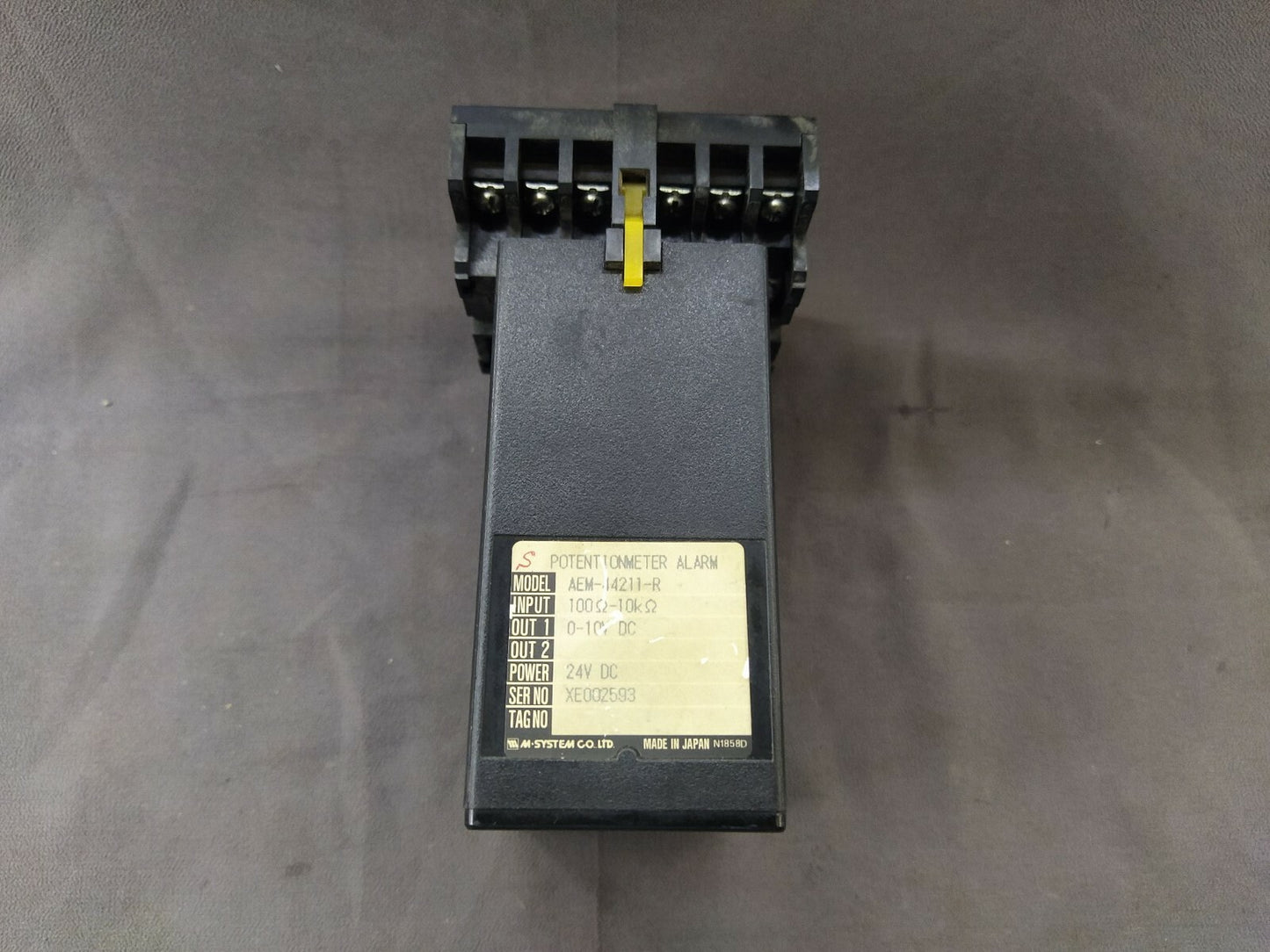 M-System AEM-44211-R AE-Unit Potentionmeter Limit Alarm AEM44211R