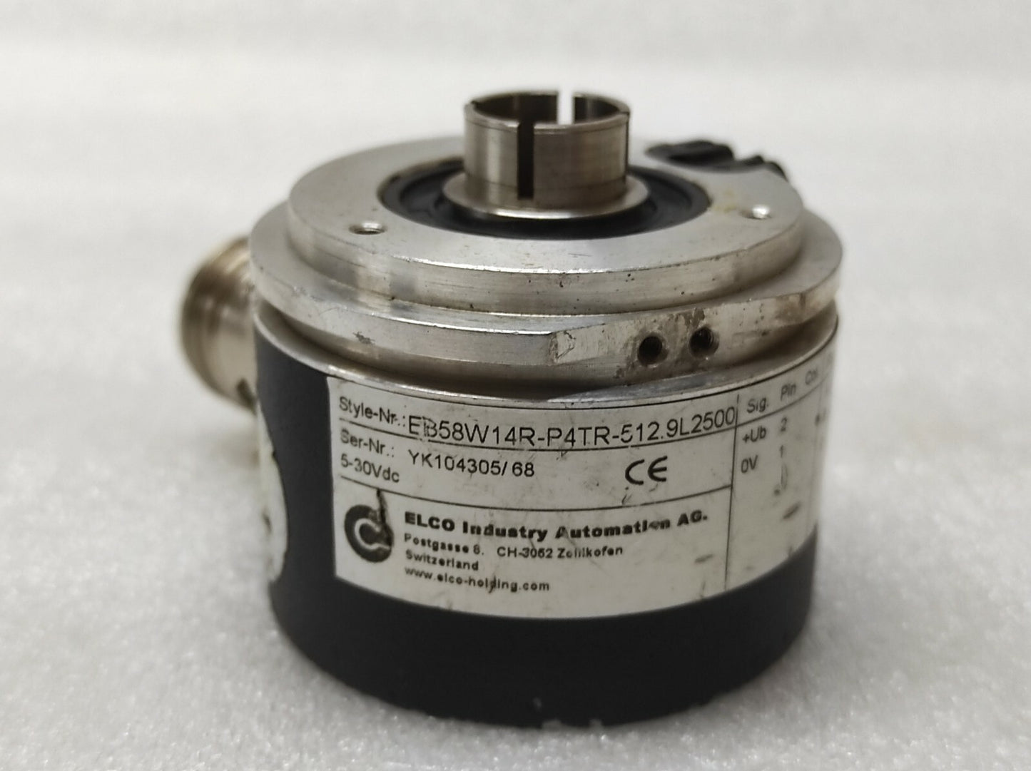 ELCO INDUSTRY AUTOMATION EB58W14R-P4TR-512.9L2500 ENCODER