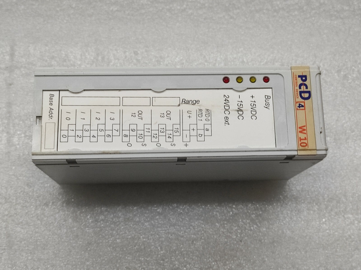 SAIA BURGESS PCD4.W100 ANALOG MODULE