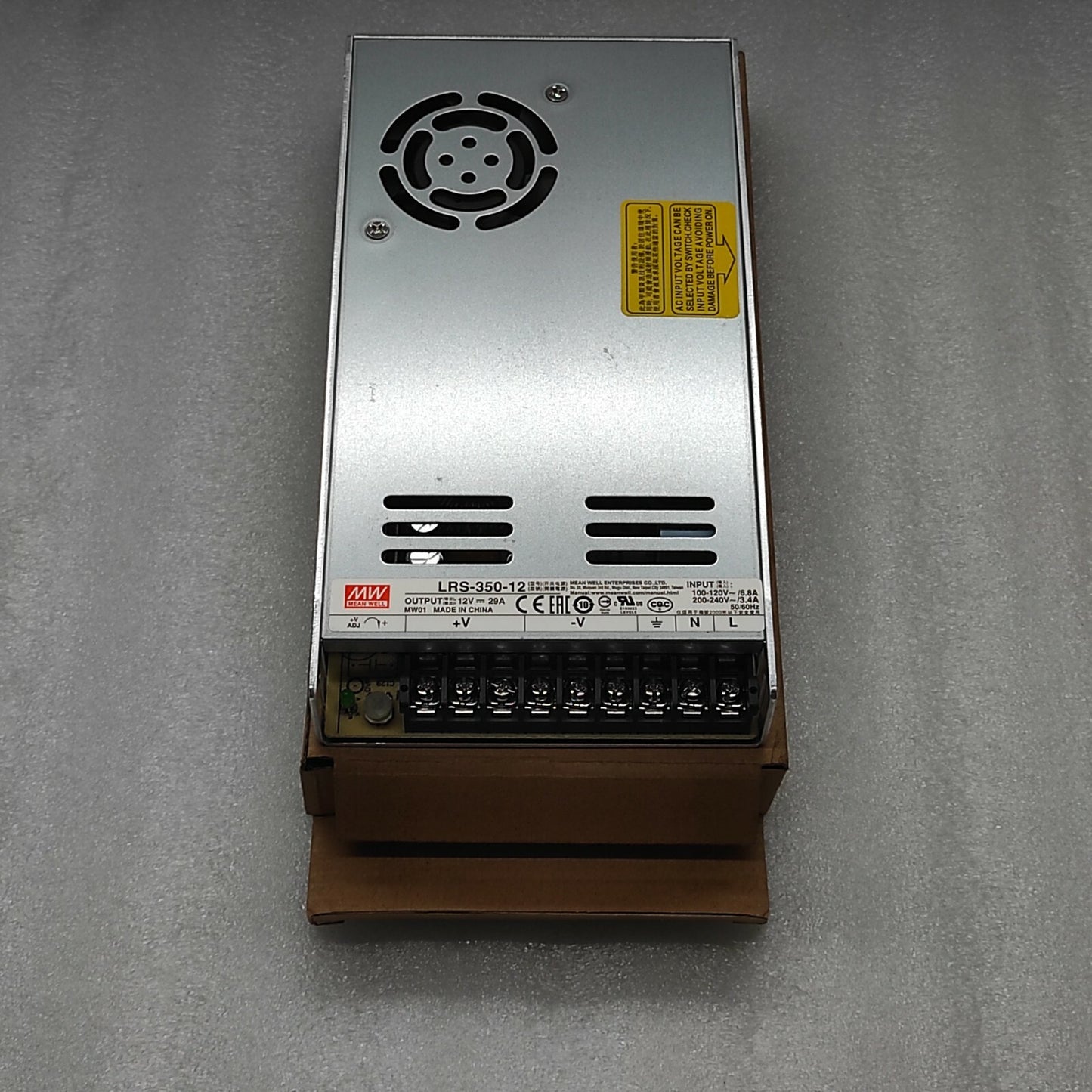 MEAN WELL LRS-350-12 POWER SUPPLY 12VDC 29A