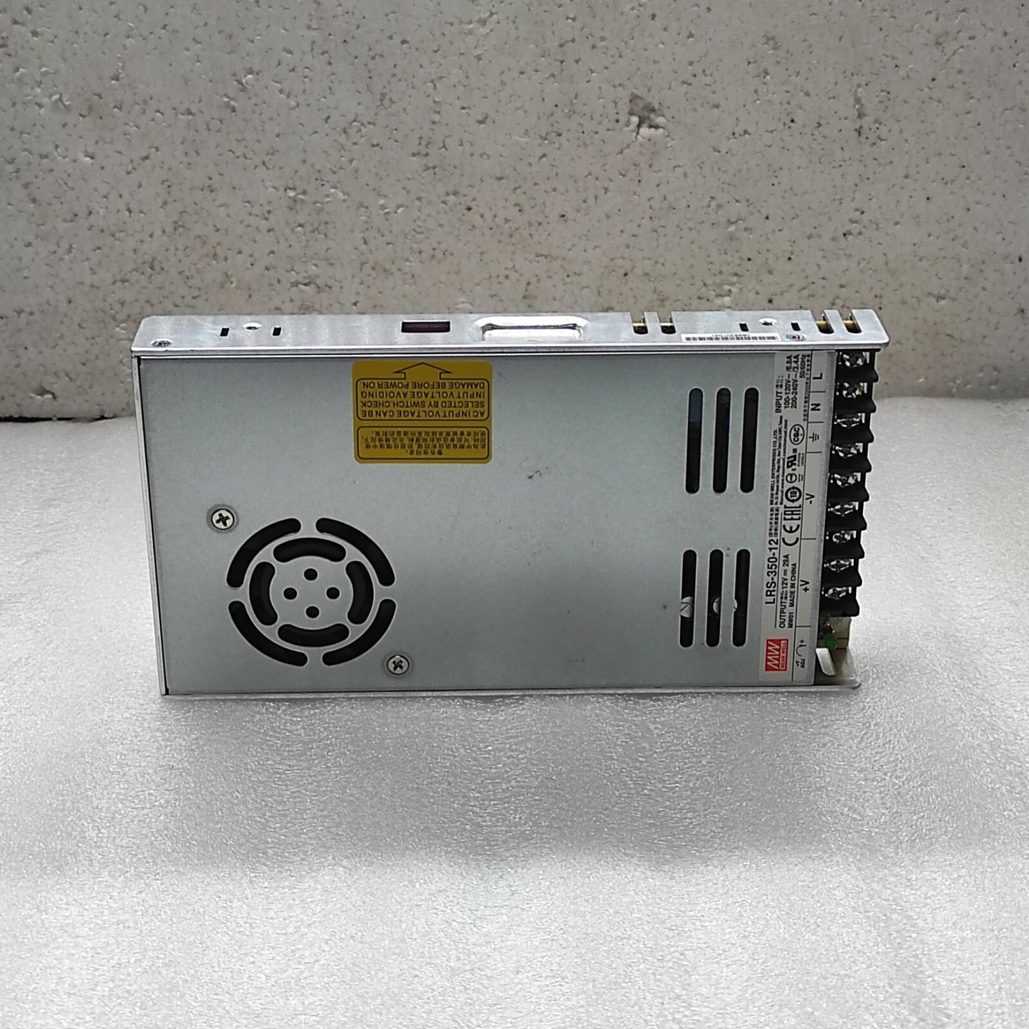 MEAN WELL LRS-350-12 POWER SUPPLY 12VDC 29A