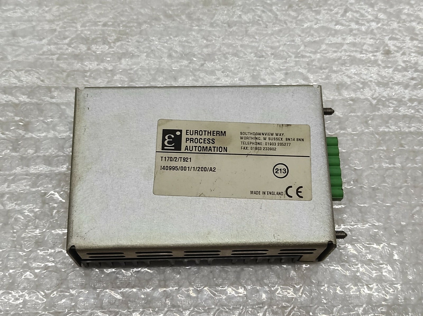 EUROTHERM T170 PSU T170/2/T921 I40995/001/1/200/A2
