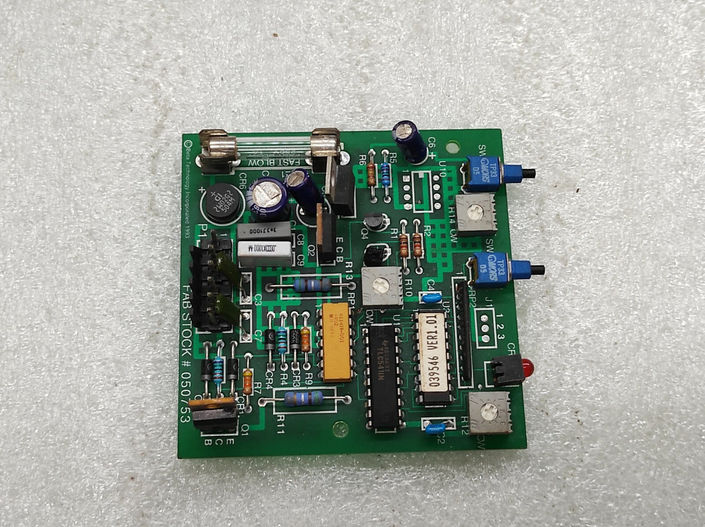 BETA TECHNOLOGY 050753 PCB 10649-00 REVISION A 043957