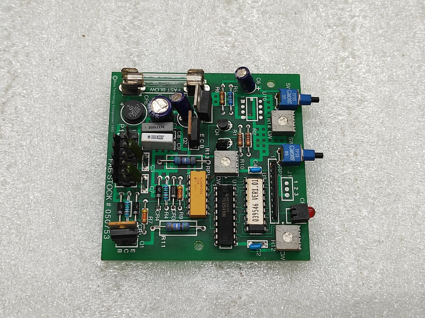 BETA TECHNOLOGY 050753 PCB 10649-00 REVISION A 043957