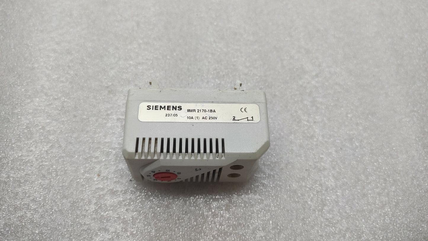 SIEMENS 8MR 2170-1BA THERMOSTAT 250VAC 10A