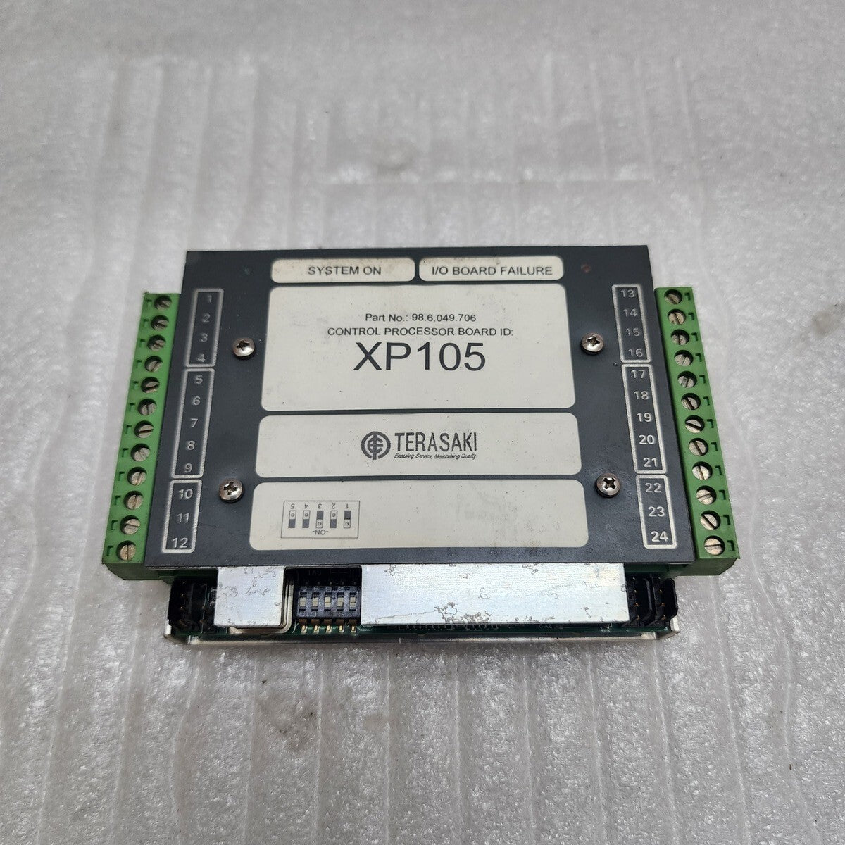 TERASAKI XP105 CONTROL PROCESSOR BOARD 98.6.049.706