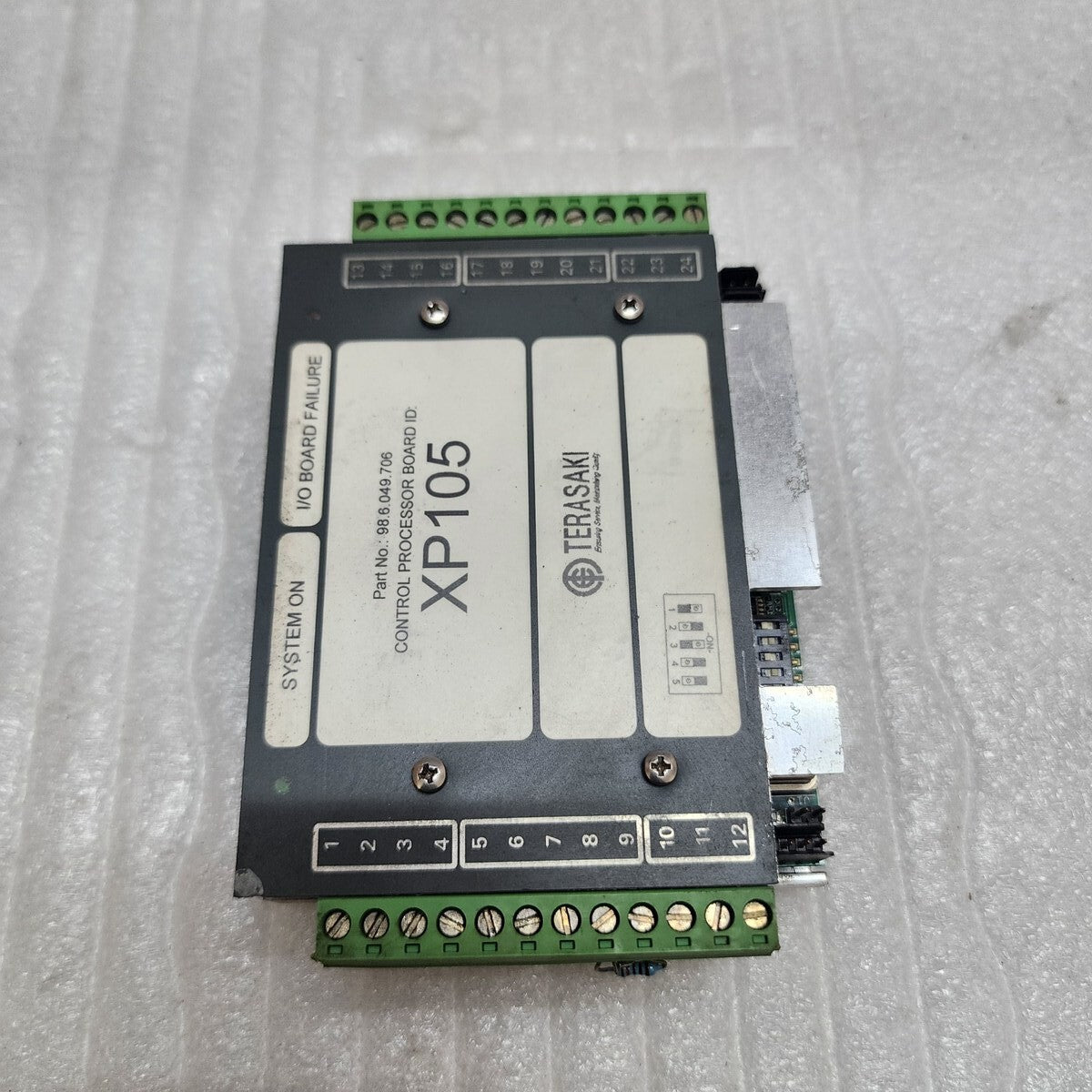 TERASAKI XP105 CONTROL PROCESSOR BOARD 98.6.049.706