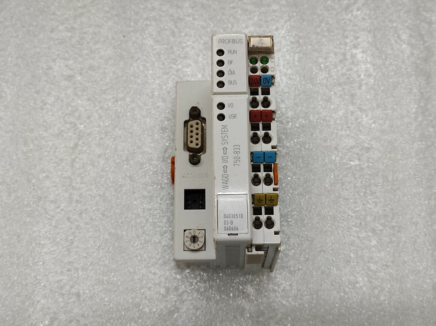 WAGO 750-833 I/O SYSTEM PROFIBUS CONTROLLER