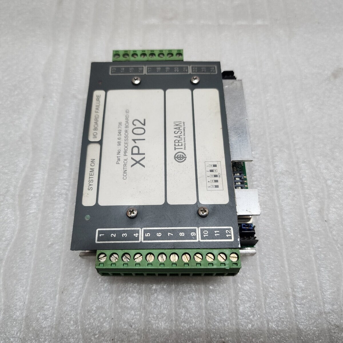 TERASAKI XP102 CONTROL PROCESSOR BOARD 98.6.049.706