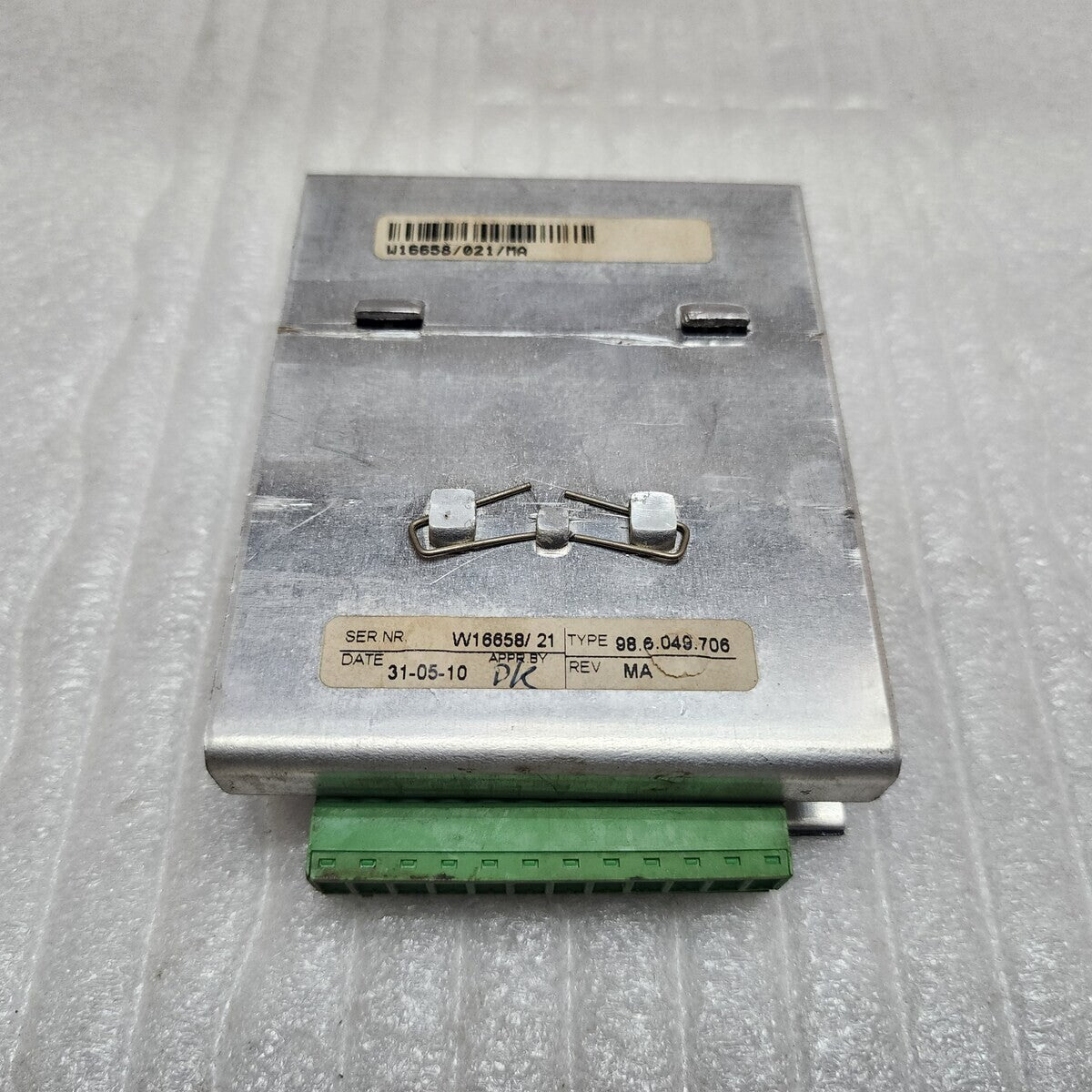TERASAKI XP102 CONTROL PROCESSOR BOARD 98.6.049.706