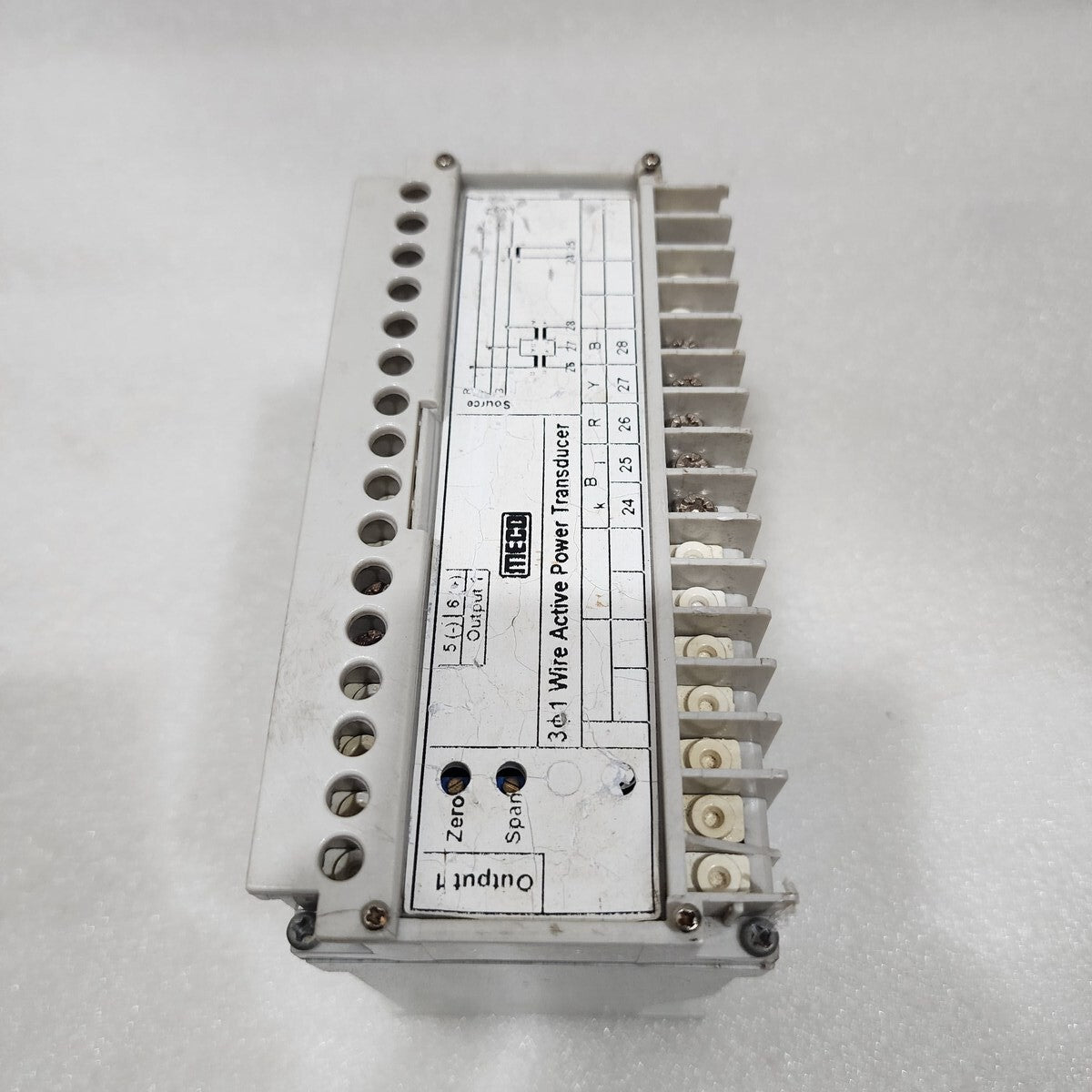 MECO WT31+ML110 POWER LINE TRANSDUCERS 440VAC CT 2000 RANGE 1250KW