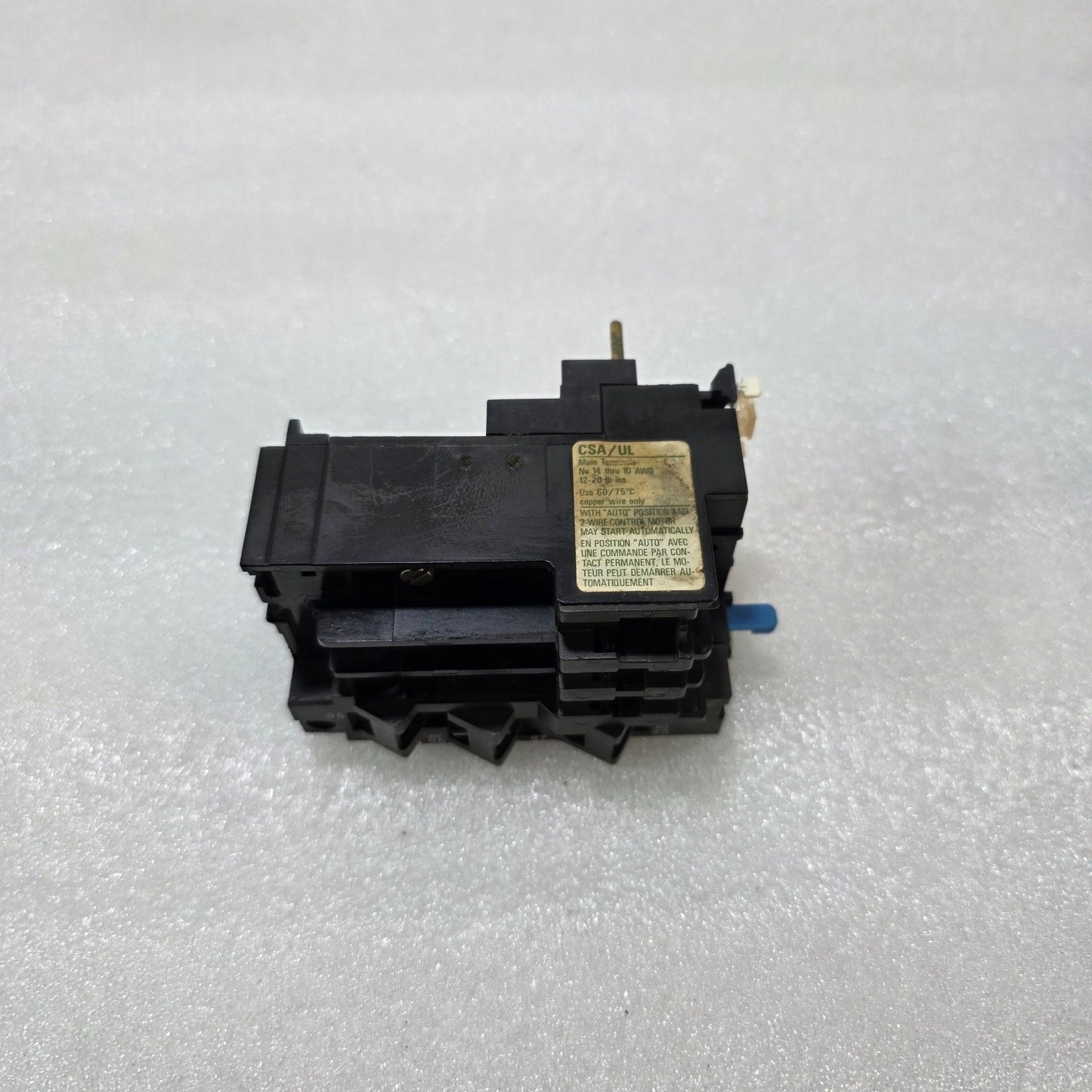 SPRECHER + SCHUH CT3-12 THERMAL OVERLOAD RELAY 6–9.5A