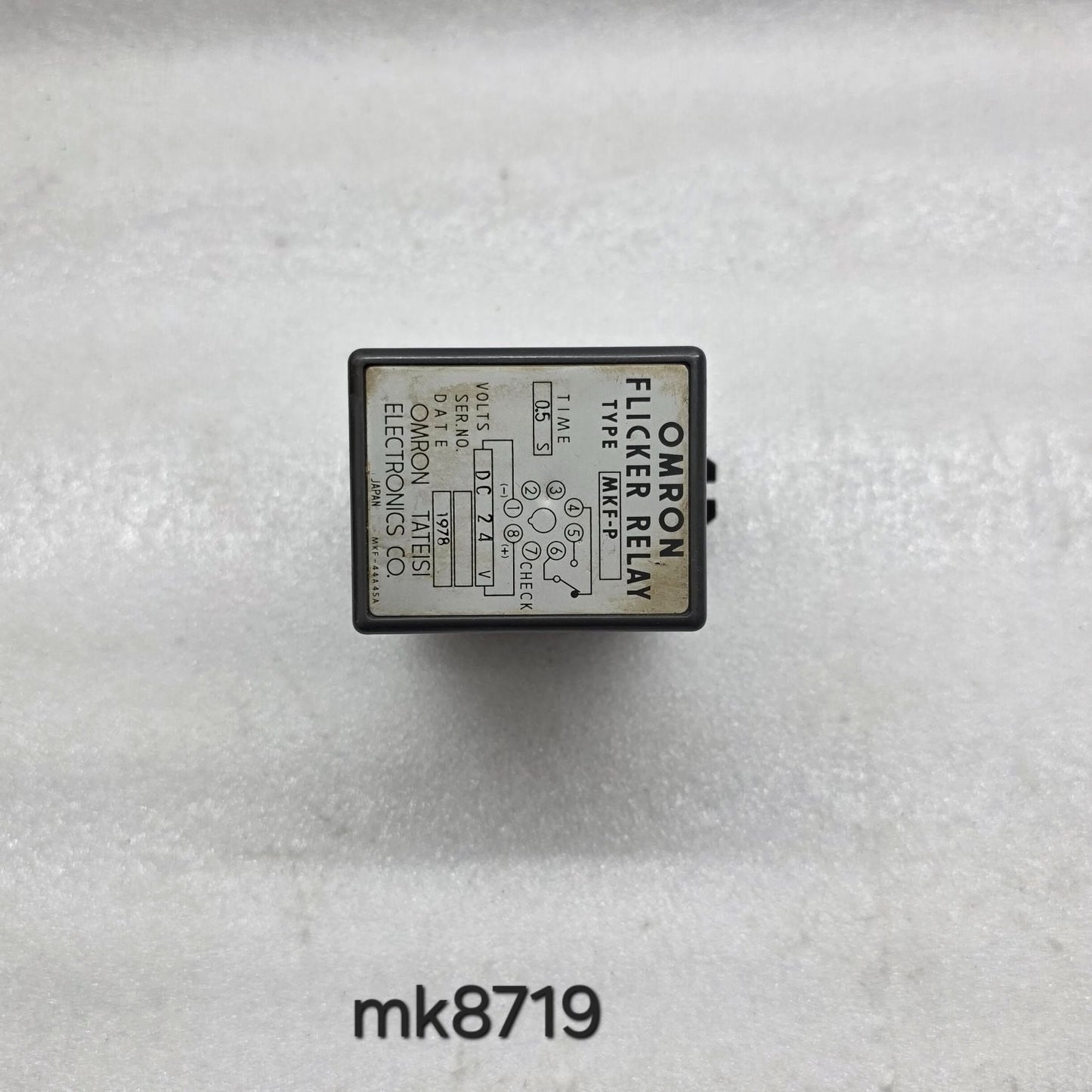 OMRON MKF-P FLICKER RELAY 24V DC