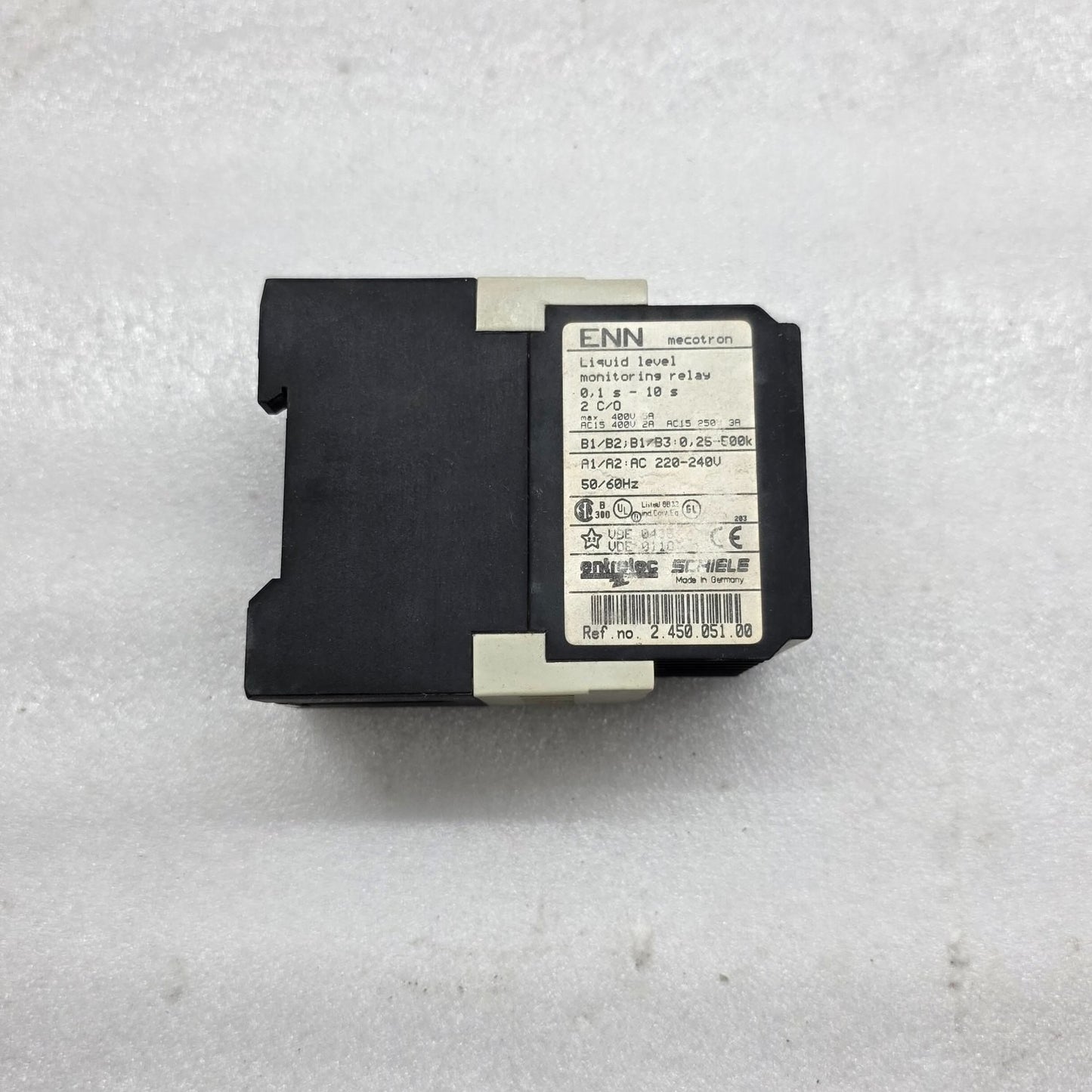 ENTRELEC ENN LIQUID LEVEL MONITORING RELAY  2.450.051.00 220-240V