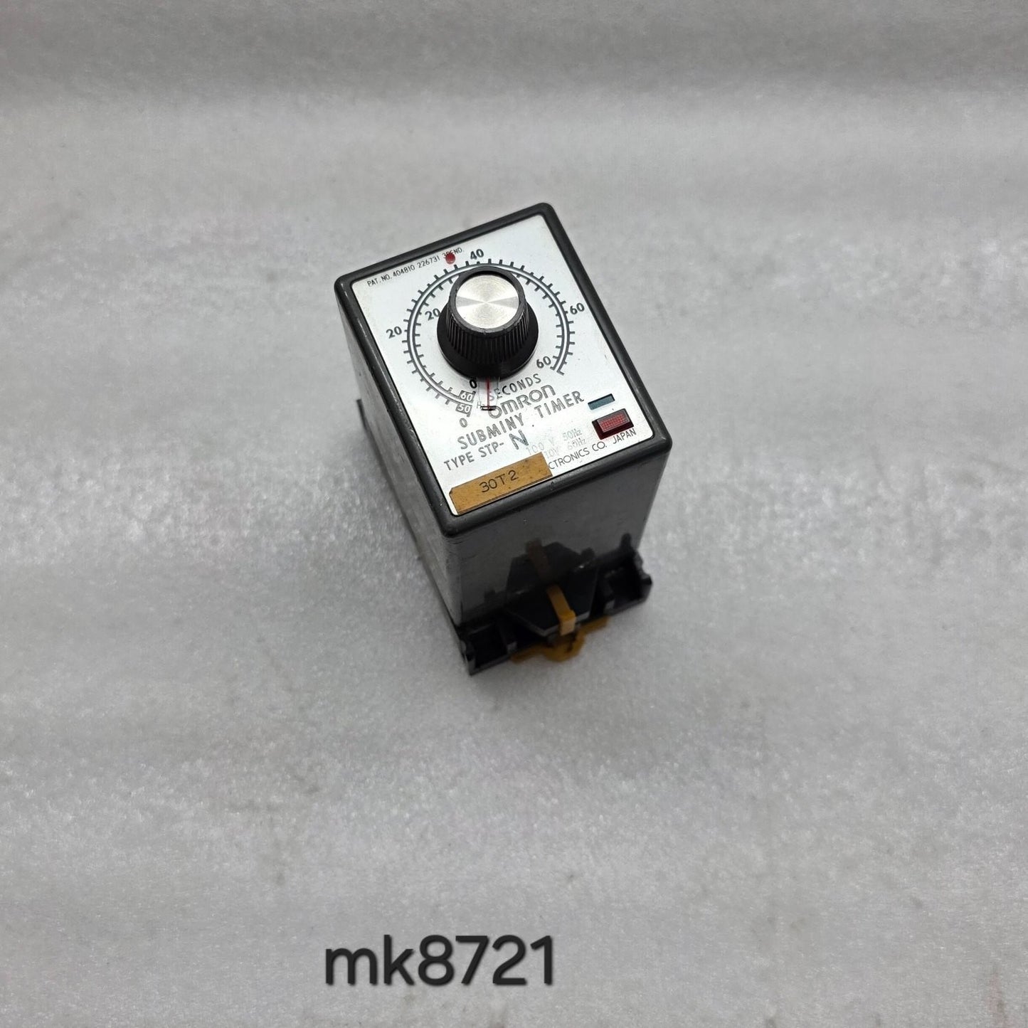 OMRON STP-N MOTOR-DRIVEN TIME DELAY RELAY SUBMINY TIMER 100-110VAC