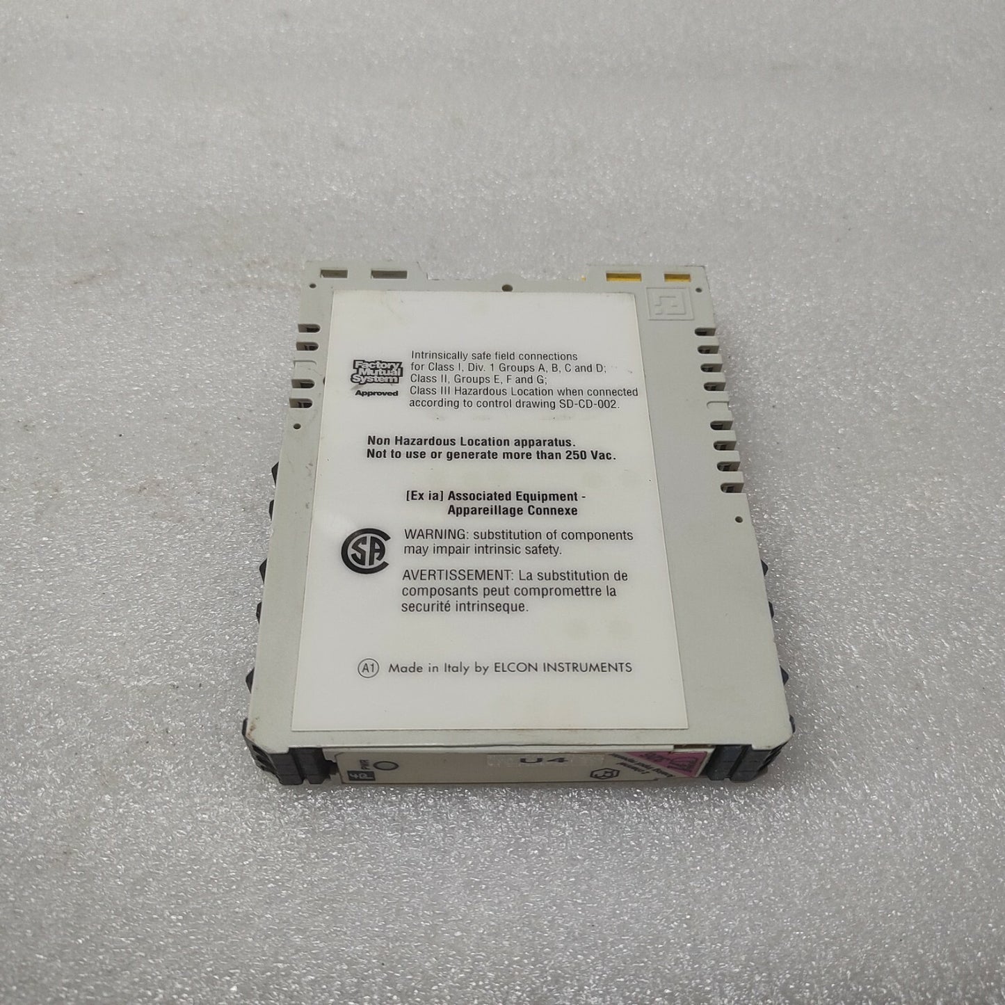 ELCON 326 2-CHANNELS ANALOG INPUT REPEATER 472385