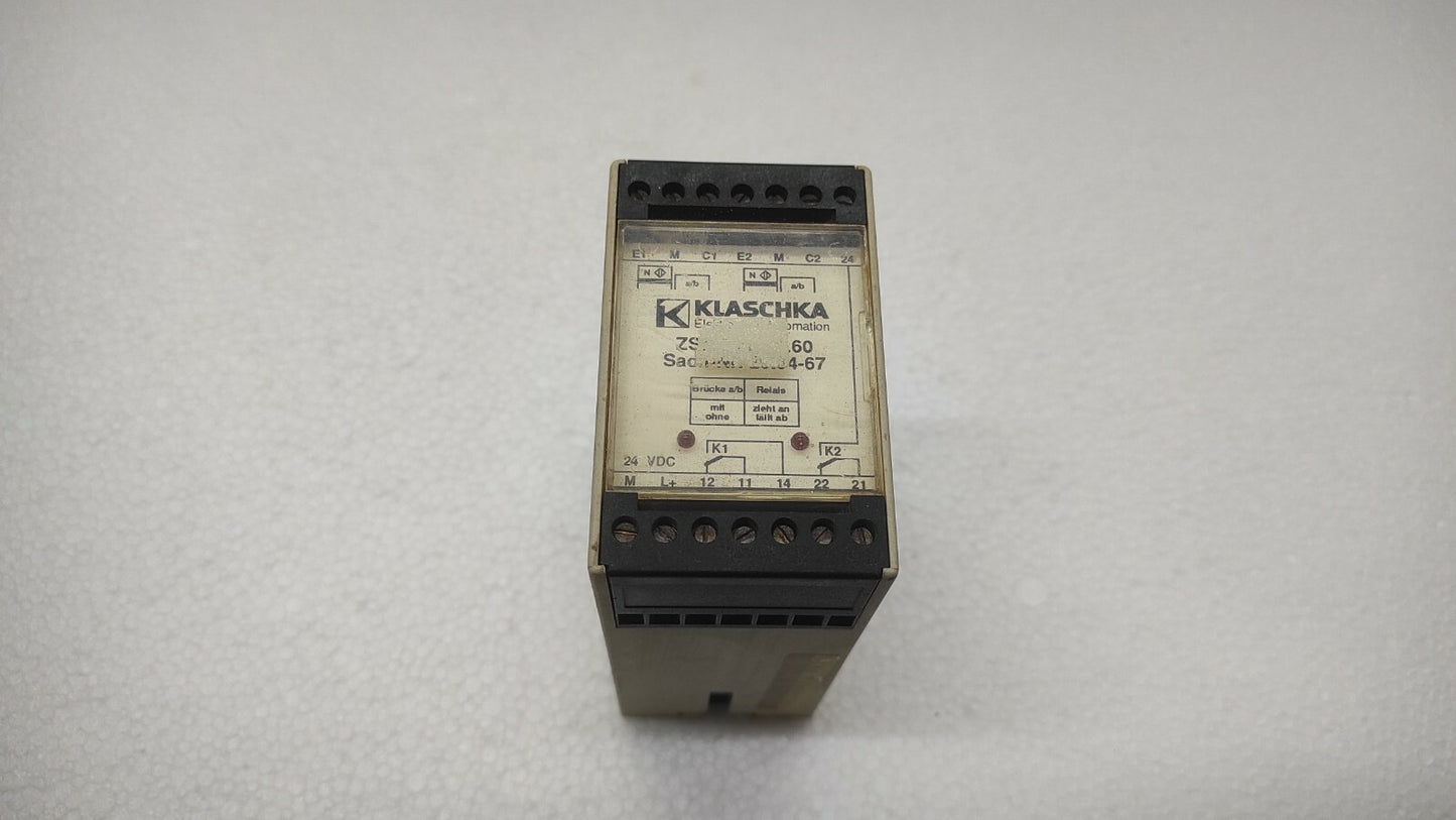 KLASCHKA ZSN 2/CC-1.60 TRANSISTOR RELAY 2594086331 DC24V