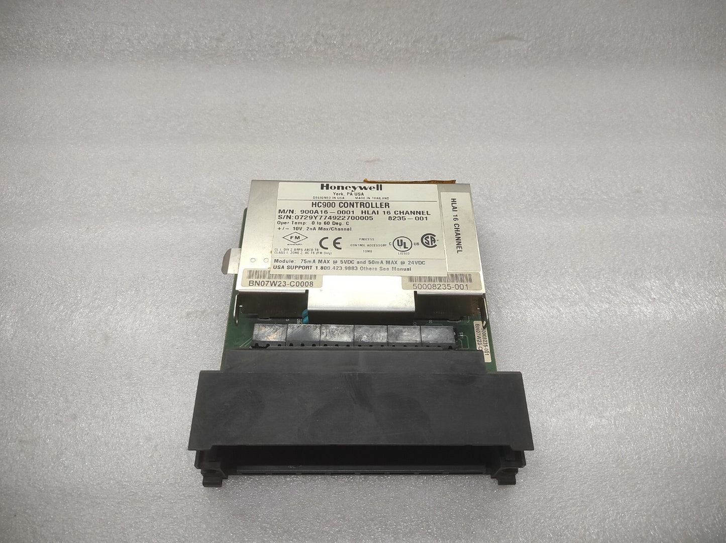 HONEYWELL HC900 CONTROLLER 900A16-0001 HLAI MODULE