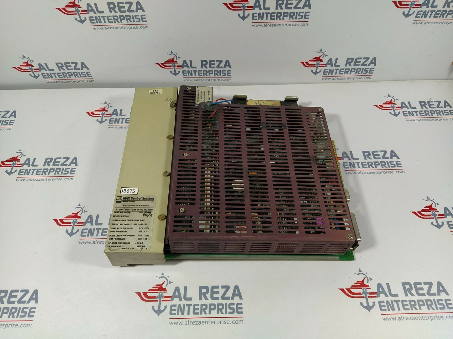 Max Control System PDP003 Distributed Processing Unit 081812 Revision D2/A
