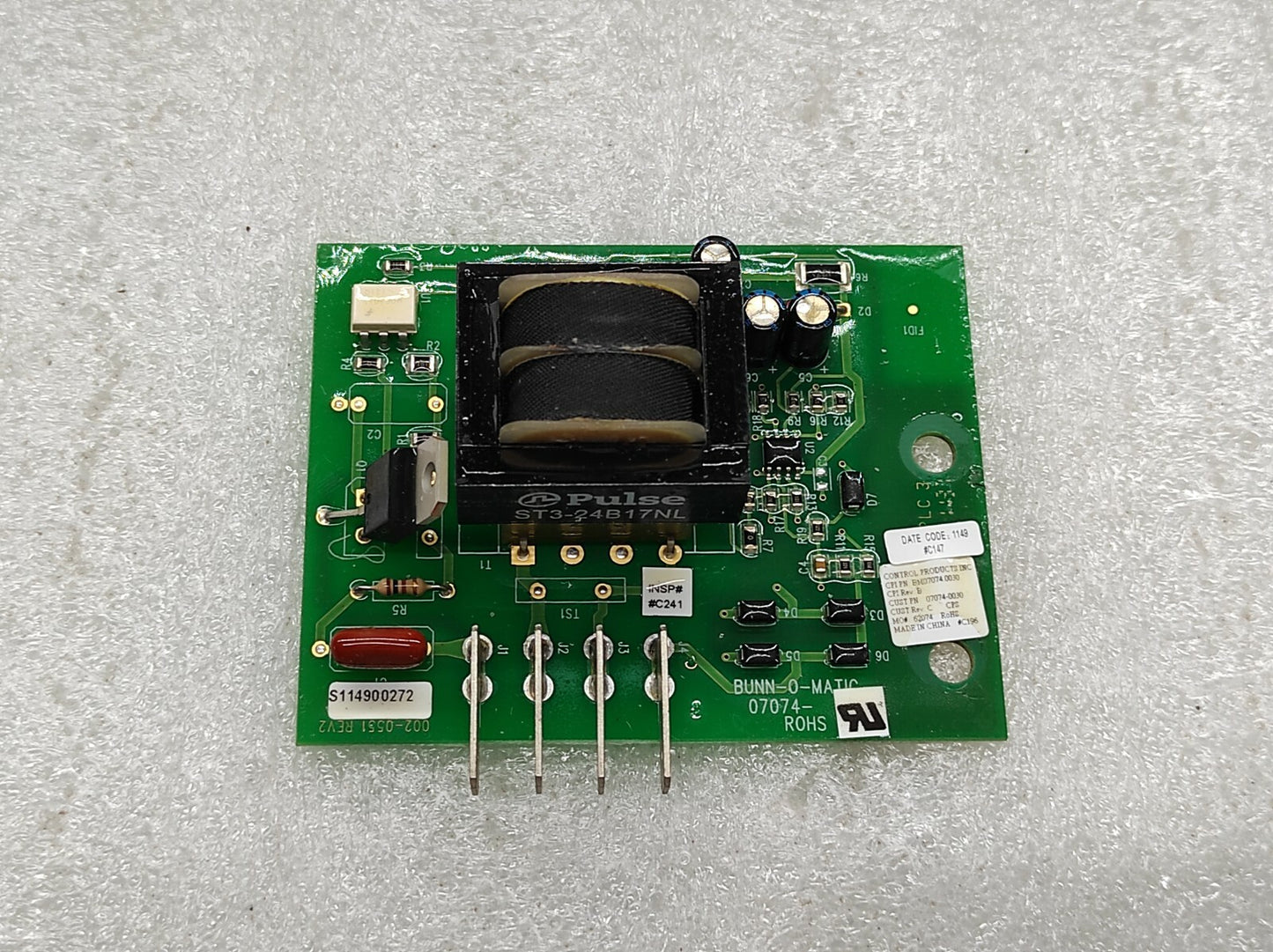 CONTROL PRODUCTS INC BM-07074-0030 PCB 07074-0030