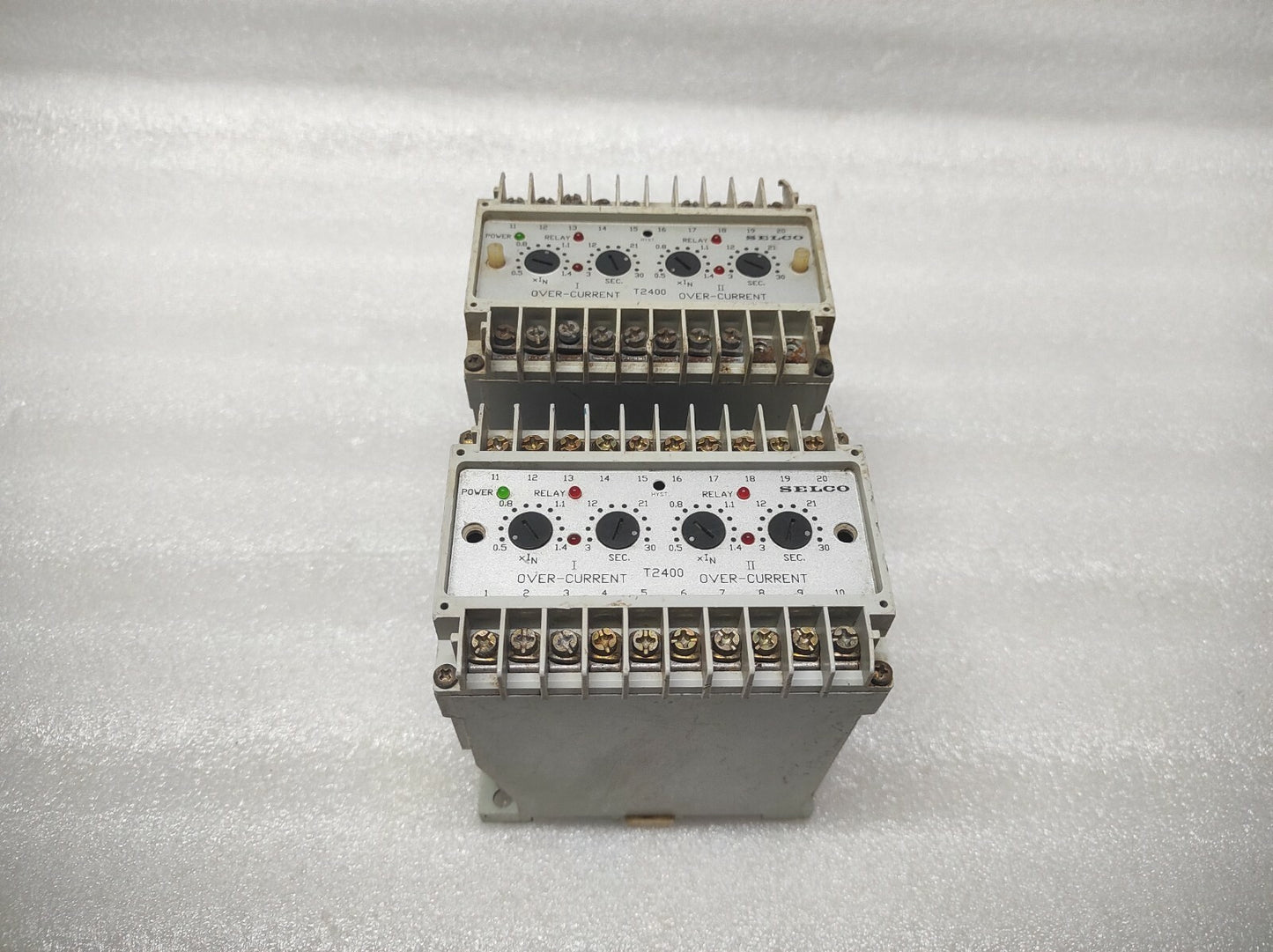SELCO T2400-01 3-PHASE DUAL OVERCURRENT RELAY 440V