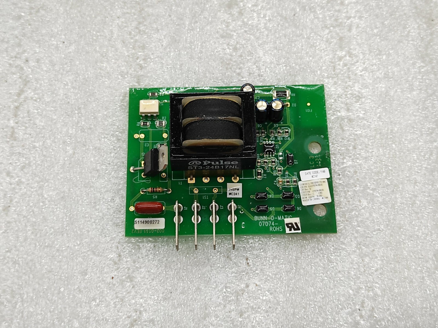 CONTROL PRODUCTS INC BM-07074-0030 PCB 07074-0030
