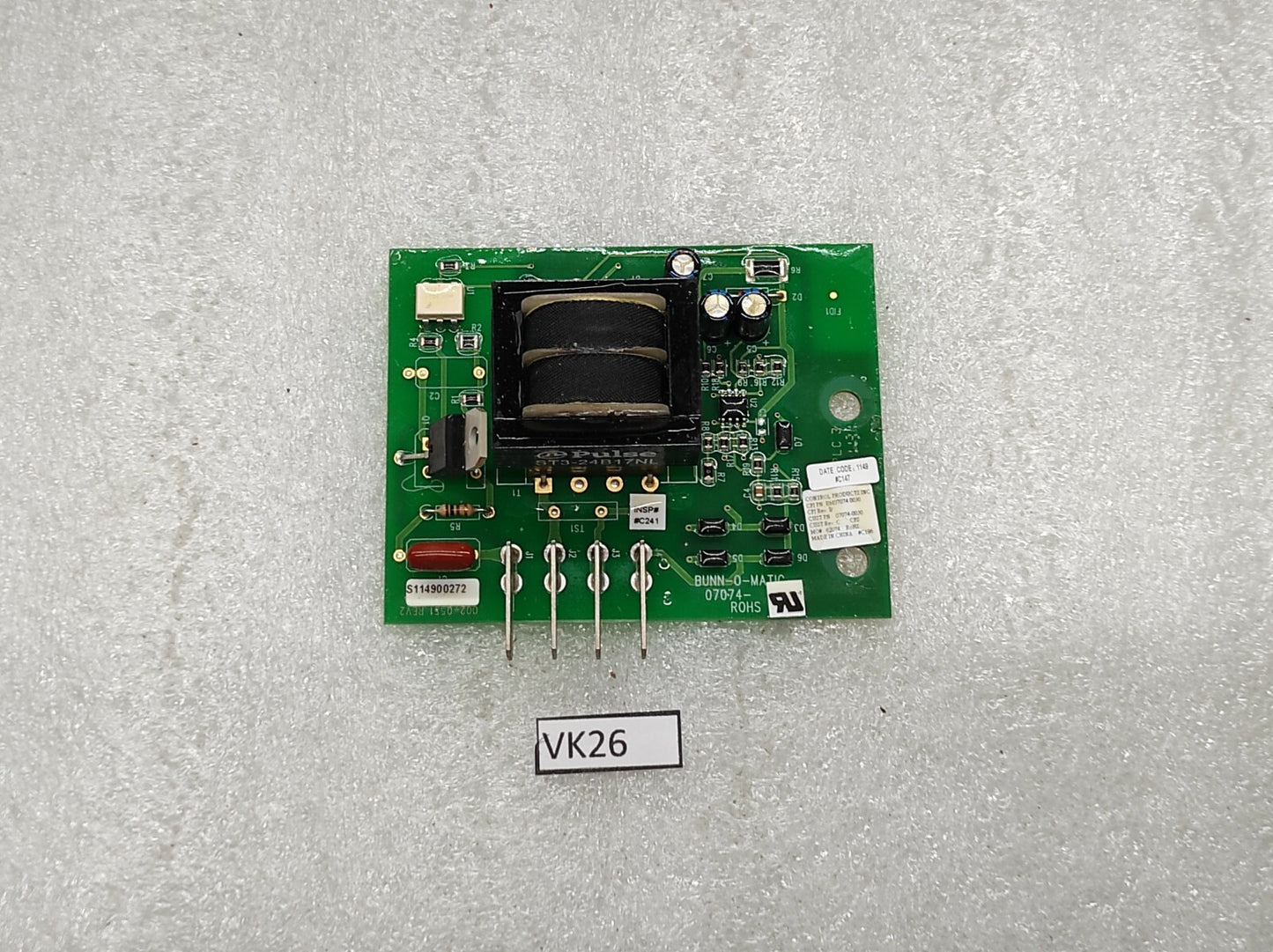 CONTROL PRODUCTS INC BM-07074-0030 PCB 07074-0030