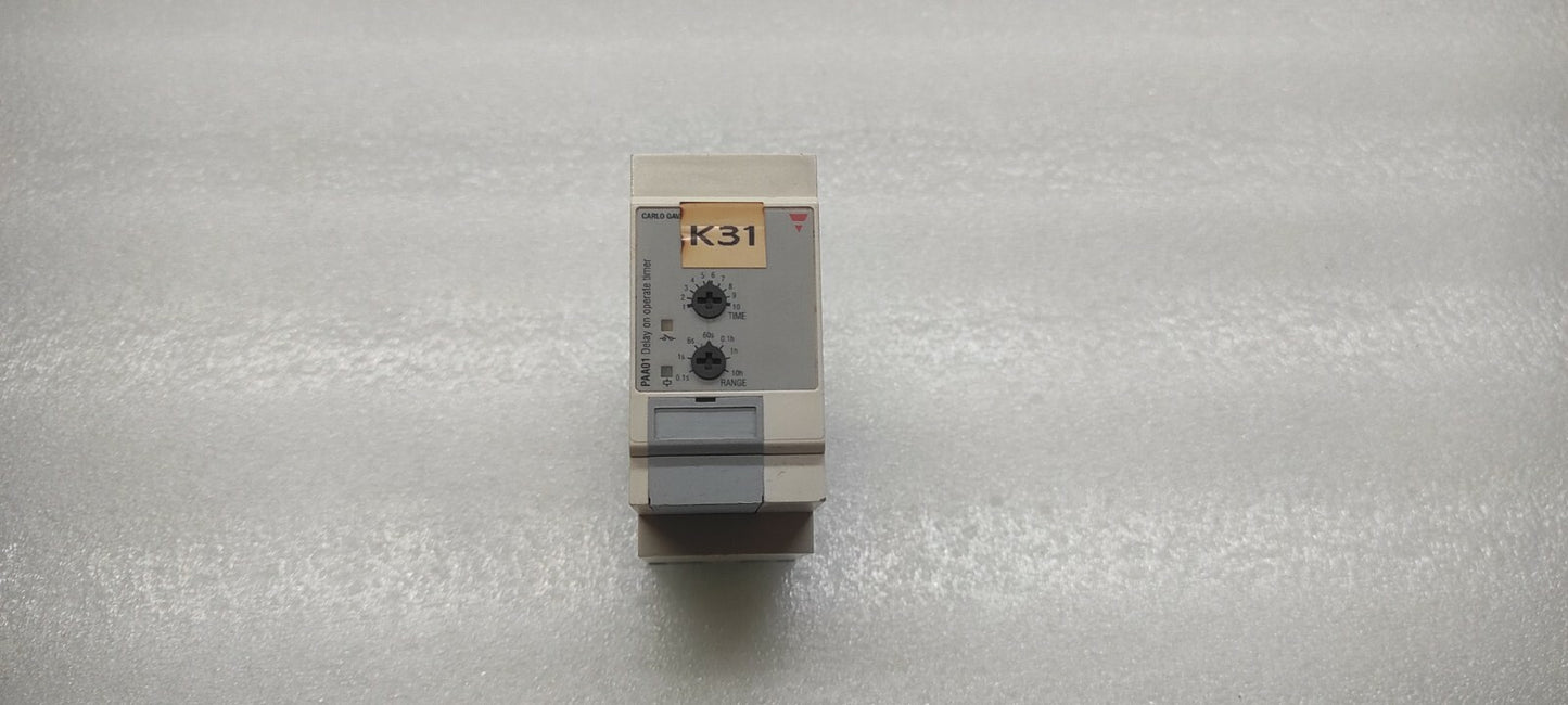 CARLO GAVAZZI PAA01DM24 DELAY ON OPERATE TIMER 24-240VAC/DC
