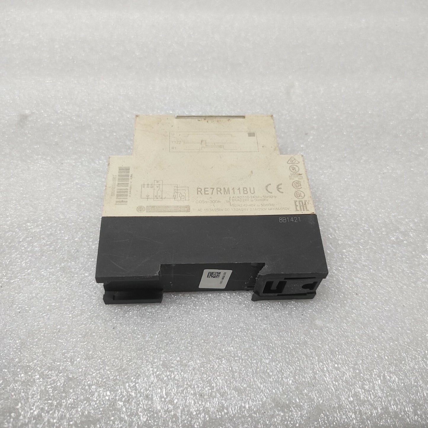SE RE7RM11BU OFF DELAY TIMING RELAY 0.05S-300H 110-240V/24VAC-DC