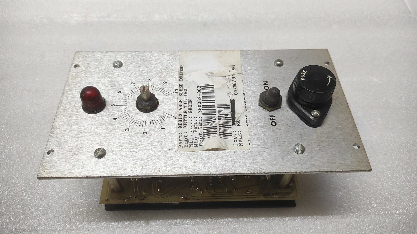 SABINA 2000-30 FULL WAVE CONTROL 0-90V-DC DC 115V-AC GROEN 360262-003