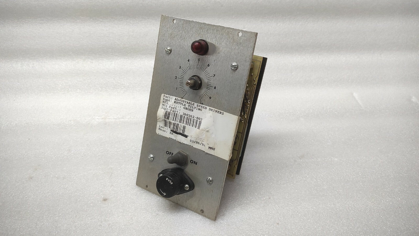 SABINA 2000-30 FULL WAVE CONTROL 0-90V-DC DC 115V-AC GROEN 360262-003