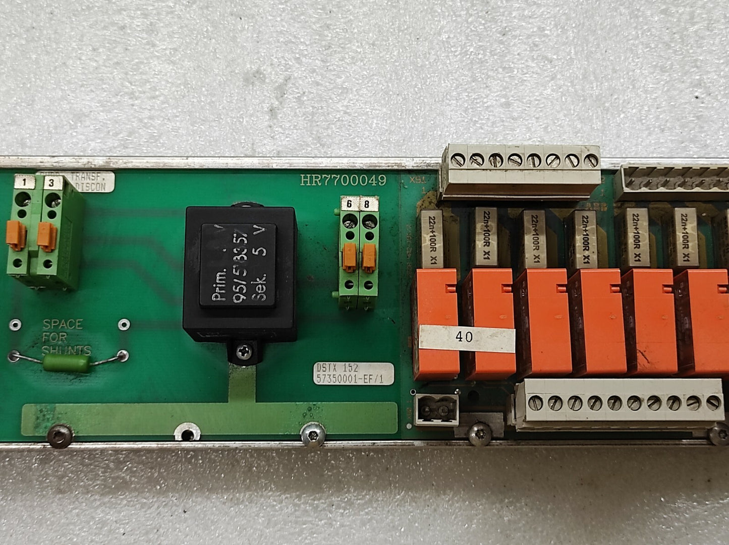 ABB DSTX 151 57350001-EB/1 HR7700048 DSTX 152 57350001-EF/1 HR7700049
