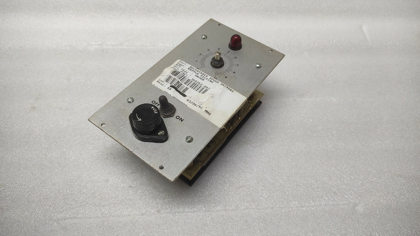 SABINA 2000-30 FULL WAVE CONTROL 0-90V-DC DC 115V-AC GROEN 360262-003