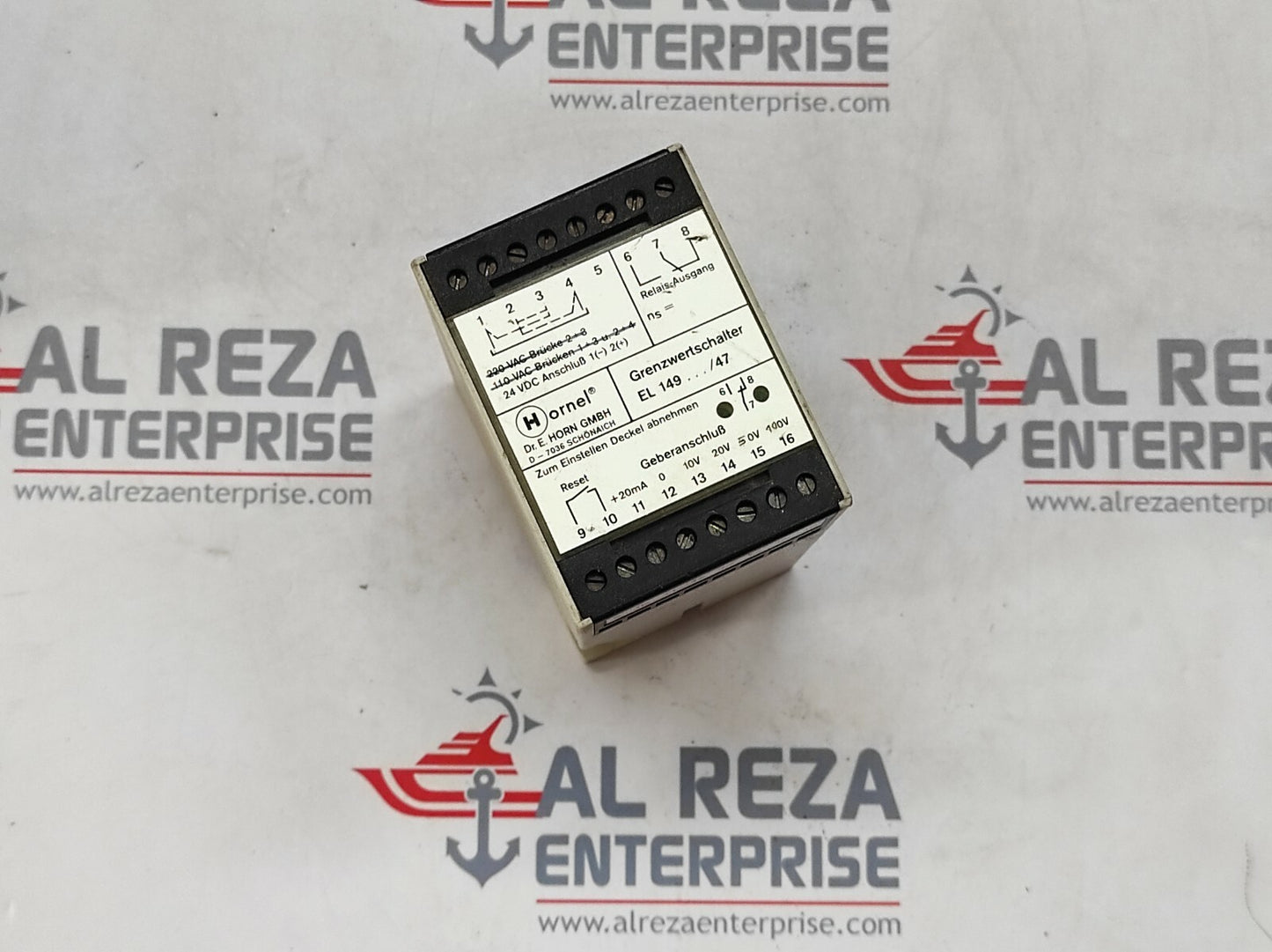 HORNEL EL 149043/47 SPEED LIMIT SWITCH 24VDC EL149043-47