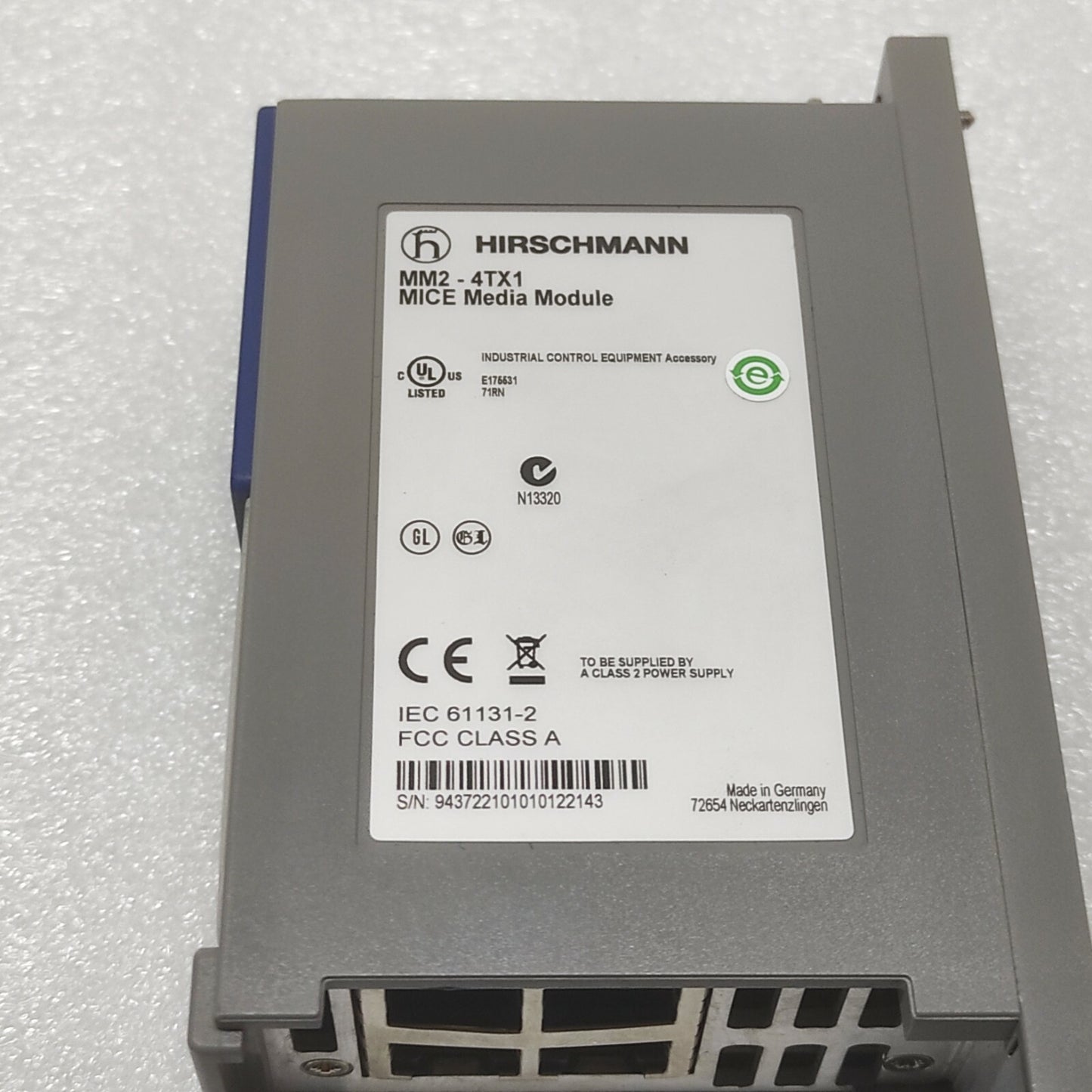 HIRSCHMANN MM2-4TX1 MICE MEDIA MODULE MM24TX1