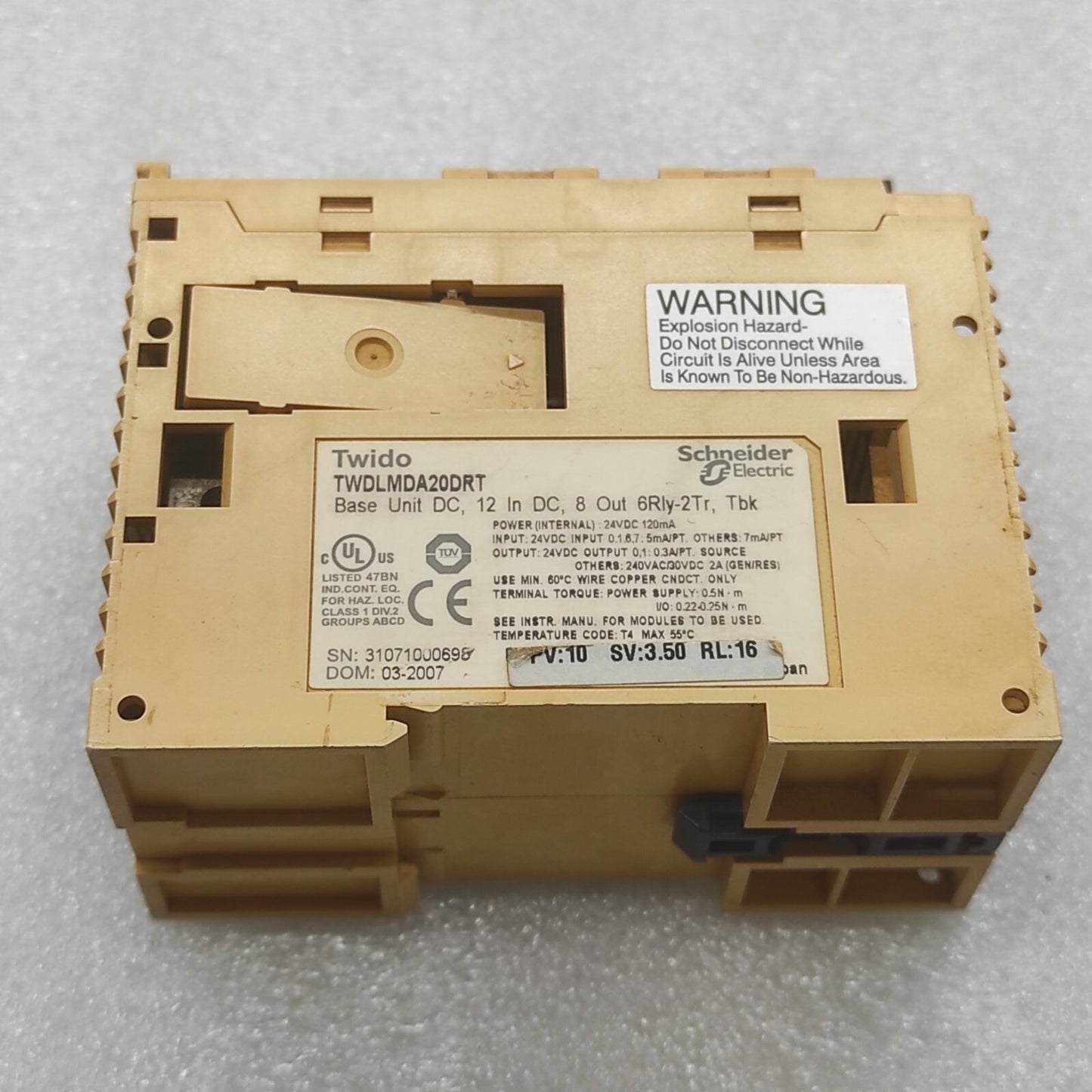 SE TWDLMDA20DRT BASE UNIT 24VDC