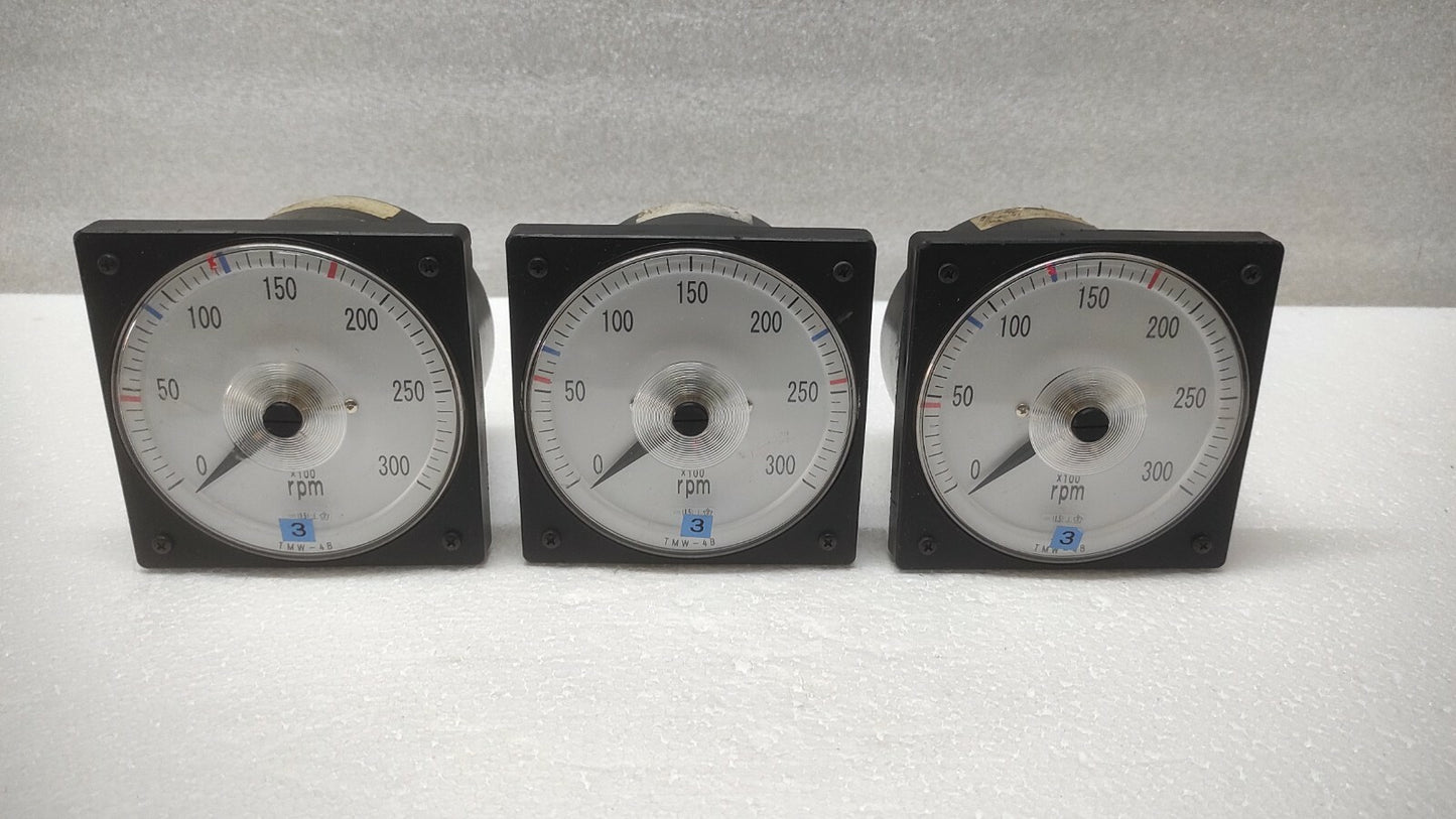 TSURUGA ELECTRIC TMW-4B RPM INDICATOR TMW4B 0-300  RPM