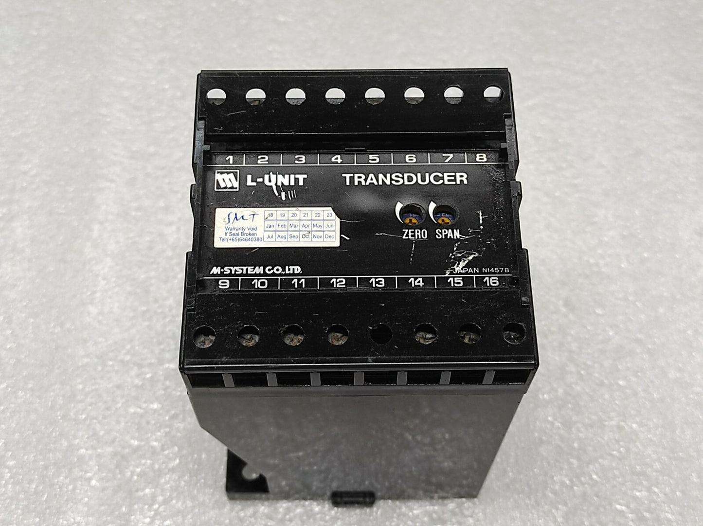 M-SYSTEM L-UNIT LWT-11AO-R WATT TRANSDUCER