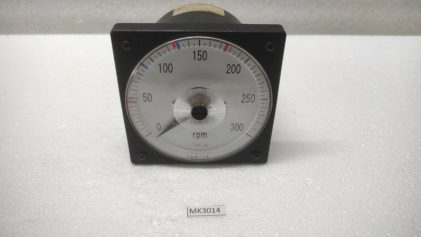 TSURUGA ELECTRIC TMW-4B RPM INDICATOR TMW4B 0-300  RPM