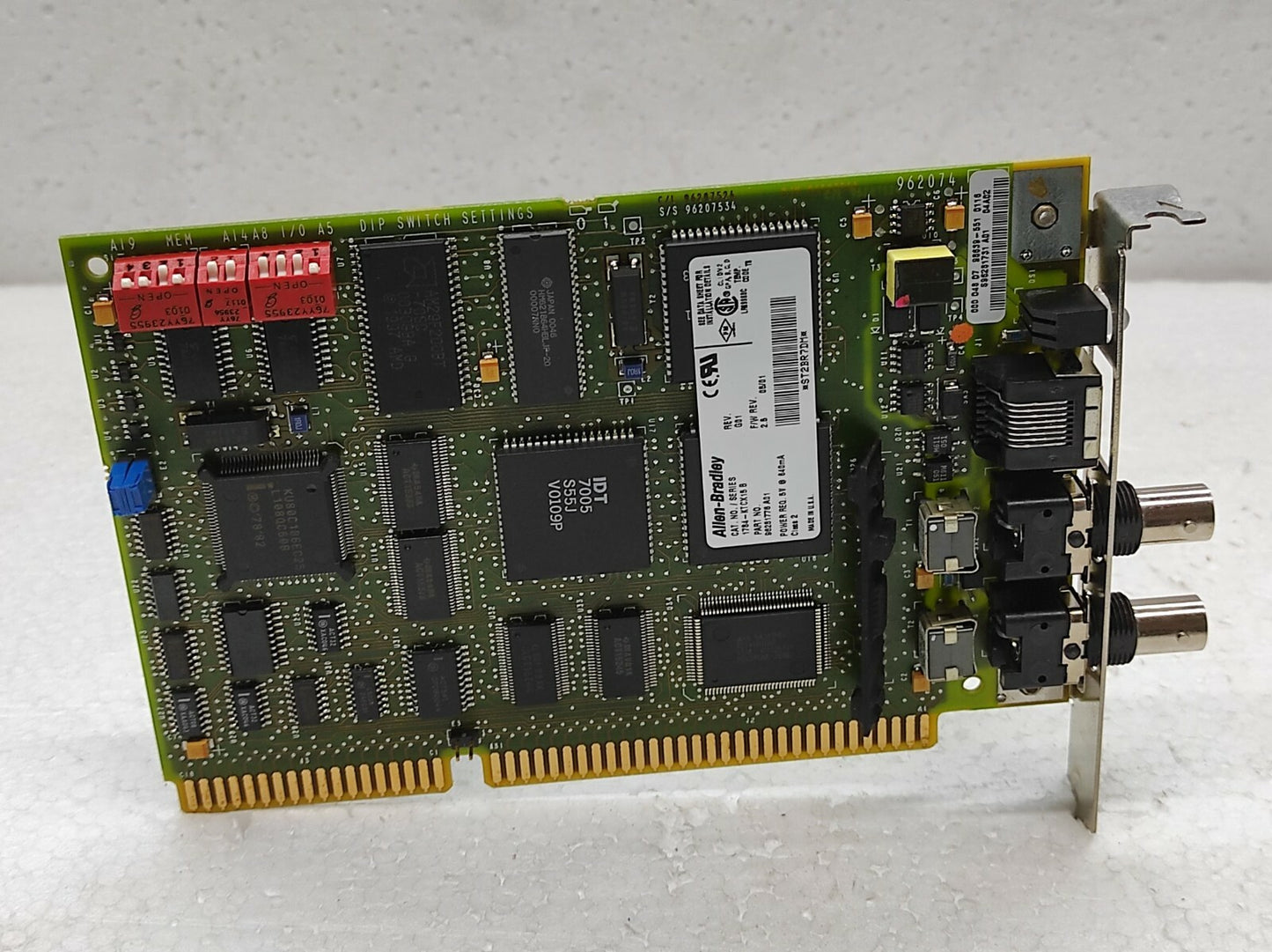 Allen Bradley CAT 1784 KTCX15 Series B Network Interface Card 96281776 A02