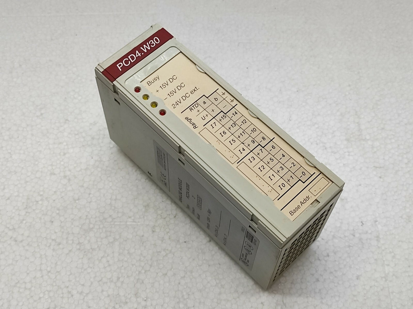 Saia PCD4.W300 Version D Analog Module PCD4W300