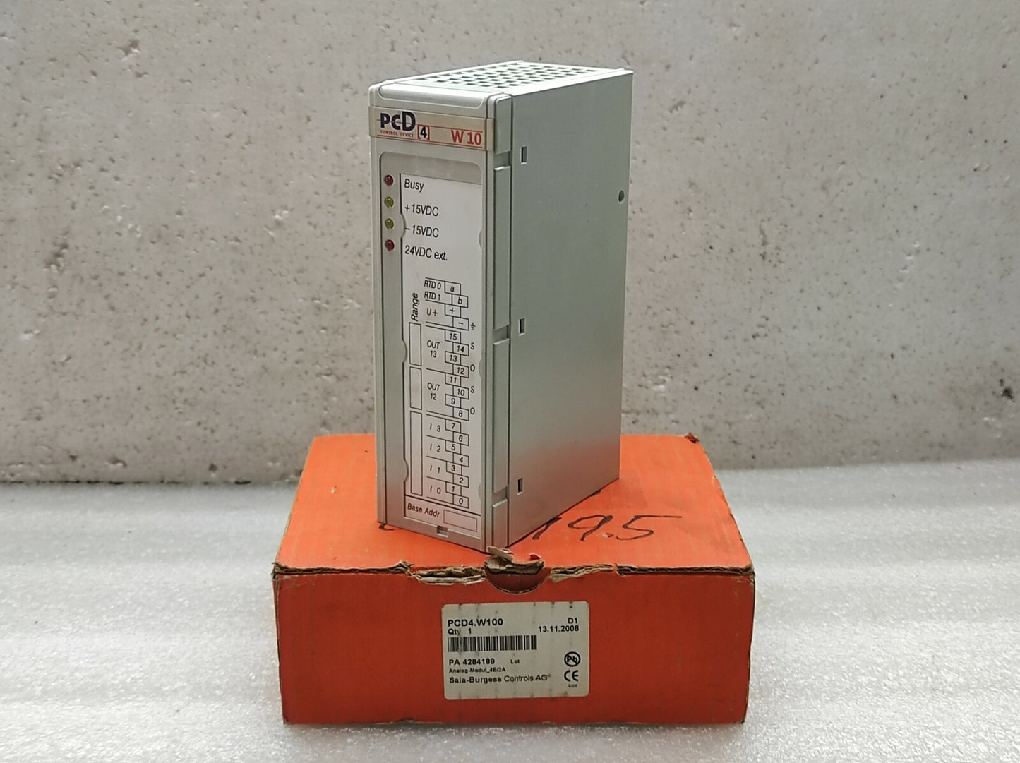 SAIA-BURGESS PCD4-W100 ANALOG MODULE