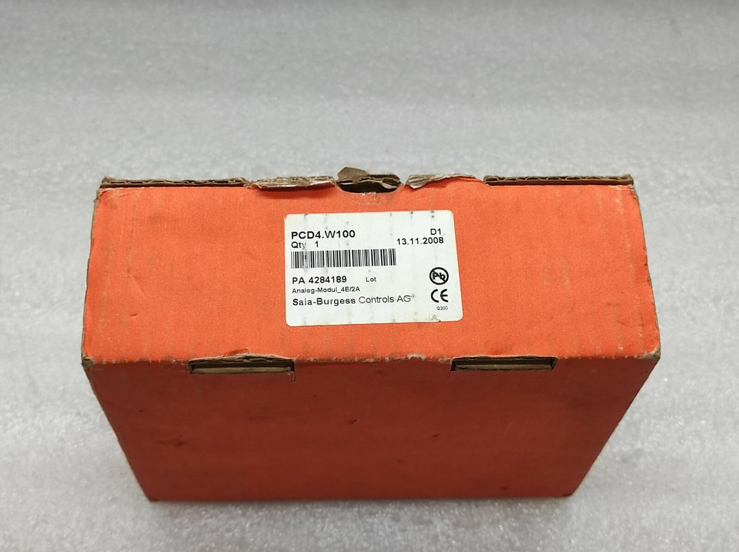 SAIA-BURGESS PCD4-W100 ANALOG MODULE
