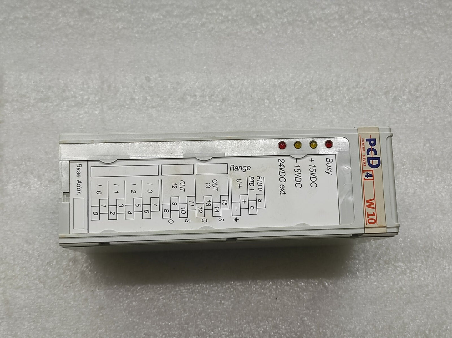 SAIA-BURGESS PCD4-W100 ANALOG MODULE